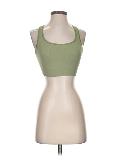 Pre-owned Athleta Tank Top Green Halter Neckline Tops