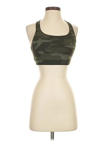 Pre-owned Athleta Tank Top Green Halter Neckline Tops