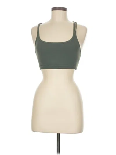 Pre-owned Athleta Tank Top Green Halter Neckline Tops