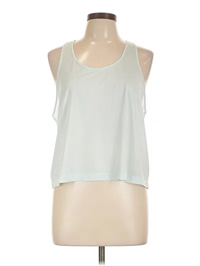Pre-owned Athleta Tank Top Green Halter Neckline Tops