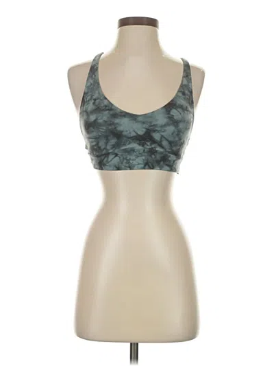 Pre-owned Athleta Tank Top Green Halter Neckline Tops