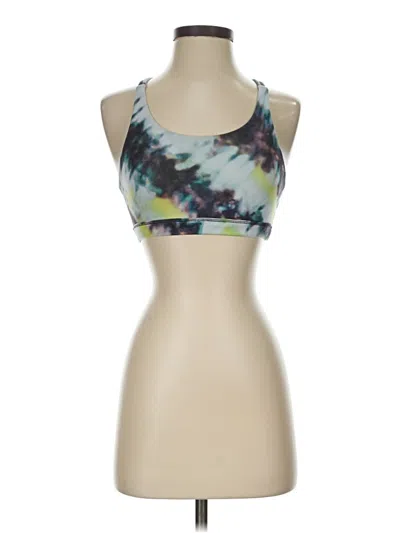 Pre-owned Athleta Tank Top Green Halter Neckline Tops
