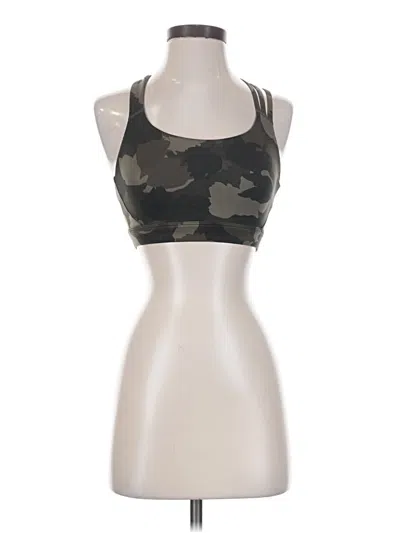 Pre-owned Athleta Tank Top Green Halter Neckline Tops