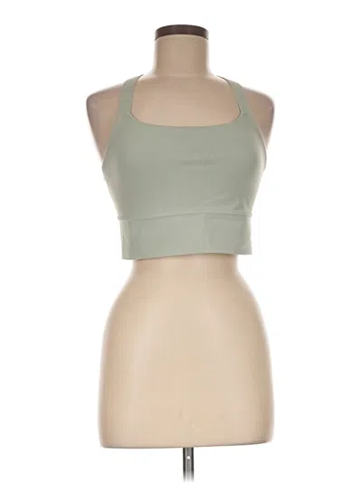 Pre-owned Athleta Tank Top Green Halter Neckline Tops