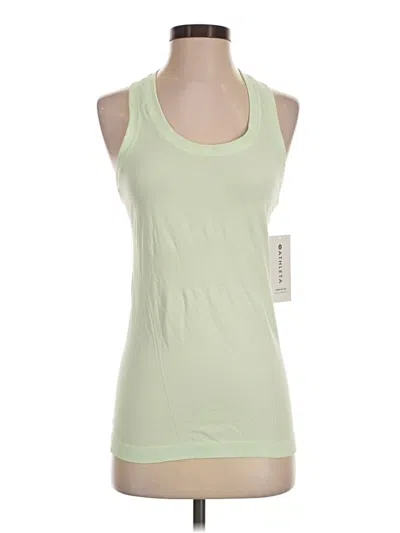 Athleta Tank Top Green Halter Neckline Tops