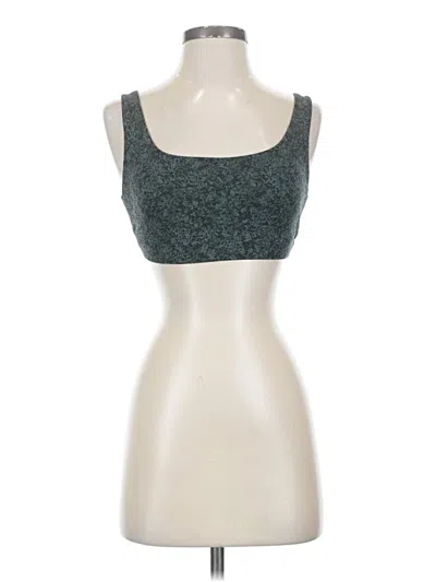 Pre-owned Athleta Tank Top Green Strapless Neckline Tops