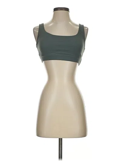 Pre-owned Athleta Tank Top Green Strapless Neckline Tops