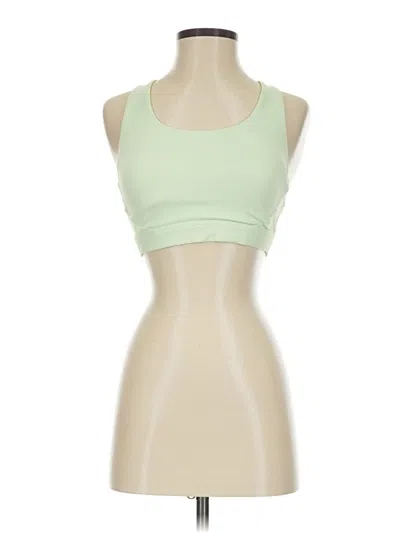Pre-owned Athleta Tank Top Green Strapless Neckline Tops