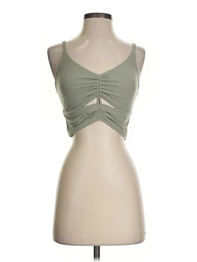 Pre-owned Athleta Tank Top Green Strapless Neckline Tops