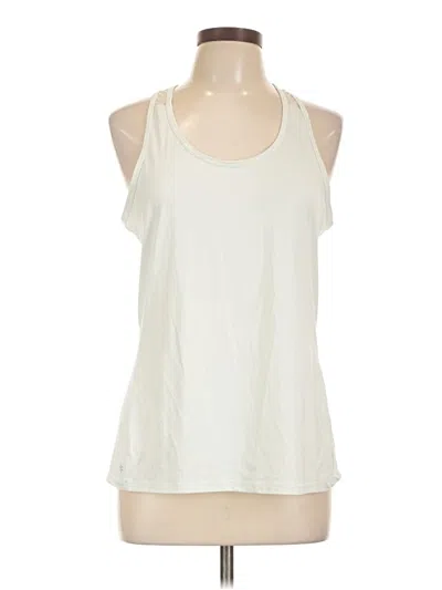 Pre-owned Athleta Tank Top Ivory Halter Neckline Tops