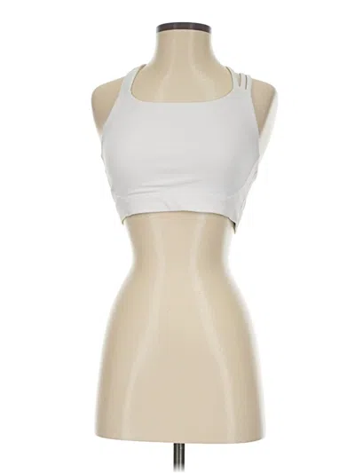 Pre-owned Athleta Tank Top Ivory Halter Neckline Tops