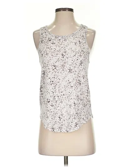 Pre-owned Athleta Tank Top Ivory Halter Neckline Tops