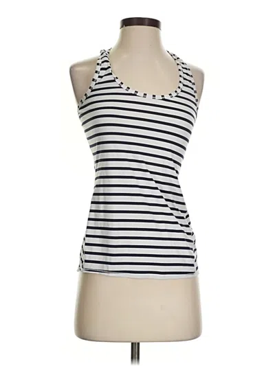 Pre-owned Athleta Tank Top Ivory Halter Neckline Tops