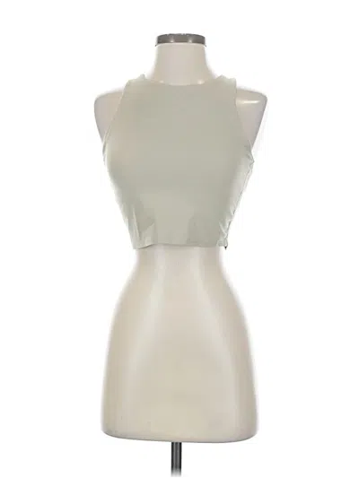 Pre-owned Athleta Tank Top Ivory Halter Neckline Tops