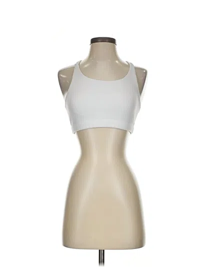 Pre-owned Athleta Tank Top Ivory Halter Neckline Tops