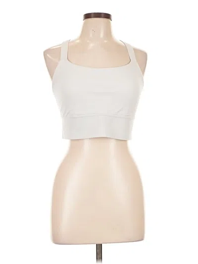 Pre-owned Athleta Tank Top Ivory Halter Neckline Tops