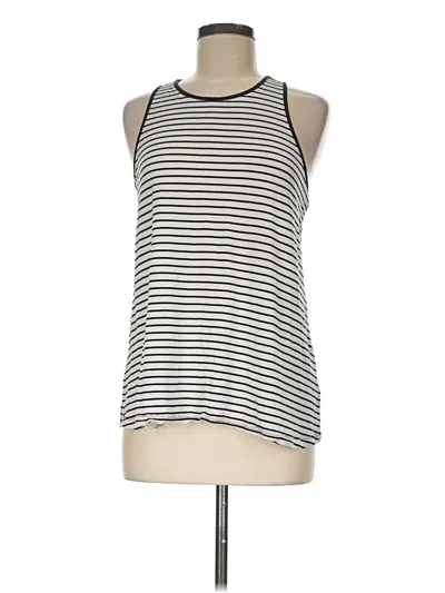 Pre-owned Athleta Tank Top Ivory Halter Neckline Tops
