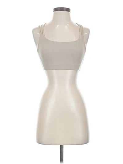 Pre-owned Athleta Tank Top Ivory Strapless Neckline Tops