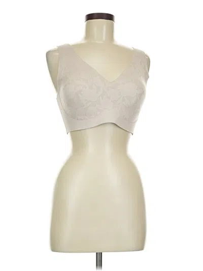 Pre-owned Athleta Tank Top Ivory Strapless Neckline Tops