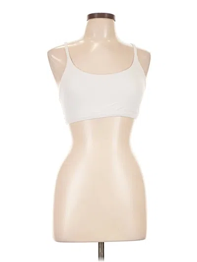 Pre-owned Athleta Tank Top Ivory Strapless Neckline Tops