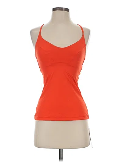 Athleta Tank Top Orange Halter Neckline Tops