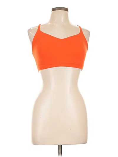 Pre-owned Athleta Tank Top Orange Strapless Neckline Tops