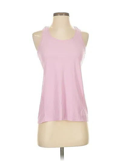 Pre-owned Athleta Tank Top Pink Halter Neckline Tops