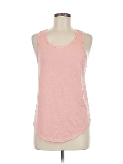 Pre-owned Athleta Tank Top Pink Halter Neckline Tops