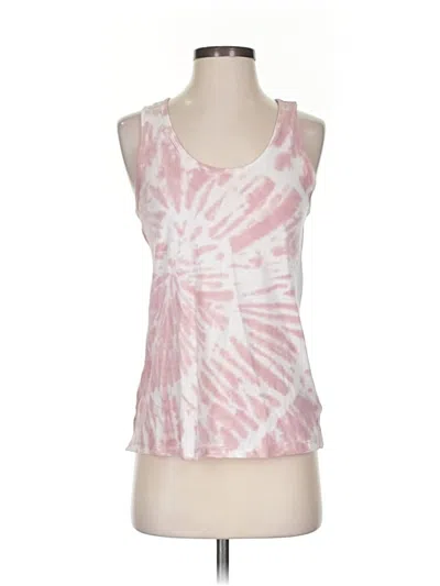 Pre-owned Athleta Tank Top Pink Halter Neckline Tops