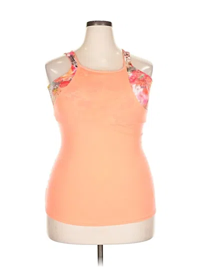 Pre-owned Athleta Tank Top Pink Halter Neckline Tops