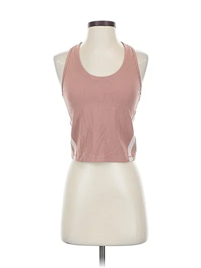 Pre-owned Athleta Tank Top Pink Halter Neckline Tops