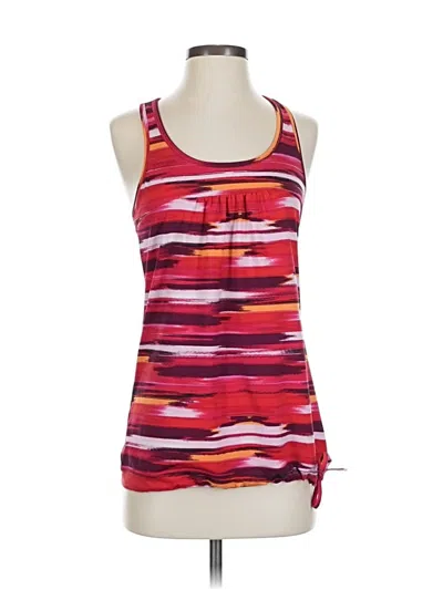 Pre-owned Athleta Tank Top Pink Halter Neckline Tops