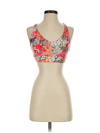 Pre-owned Athleta Tank Top Pink Halter Neckline Tops