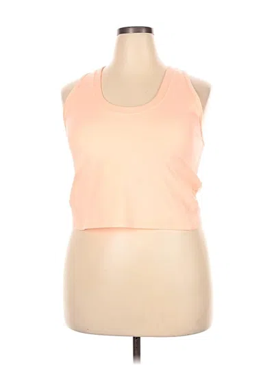 Pre-owned Athleta Tank Top Pink Halter Neckline Tops