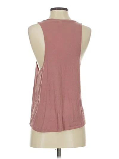 Pre-owned Athleta Tank Top Pink Halter Neckline Tops