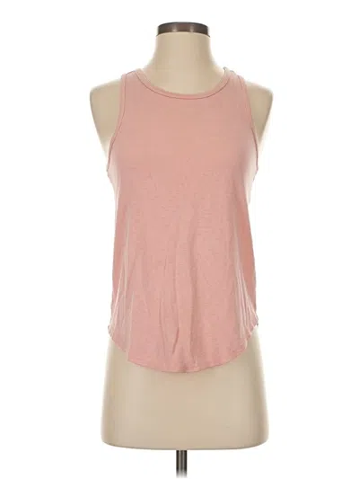 Pre-owned Athleta Tank Top Pink Halter Neckline Tops