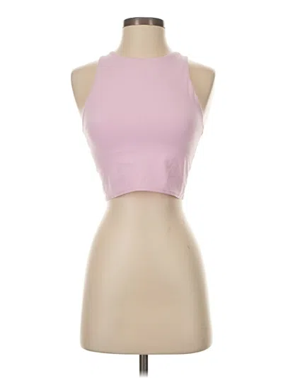 Pre-owned Athleta Tank Top Pink Halter Neckline Tops