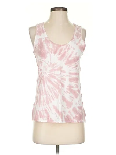 Pre-owned Athleta Tank Top Pink Halter Neckline Tops