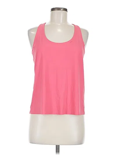 Pre-owned Athleta Tank Top Pink Halter Neckline Tops