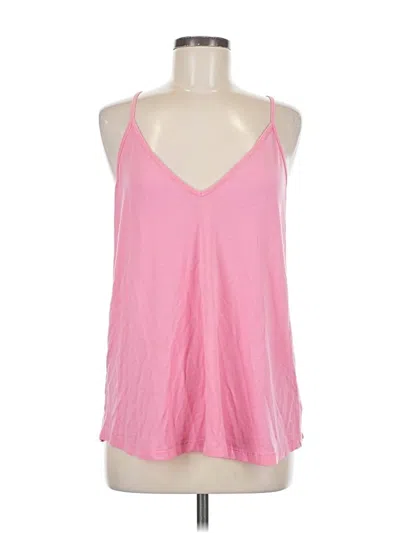 Pre-owned Athleta Tank Top Pink Halter Neckline Tops