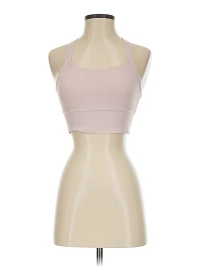 Pre-owned Athleta Tank Top Pink Halter Neckline Tops