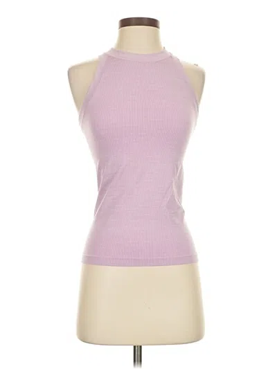Pre-owned Athleta Tank Top Pink Halter Neckline Tops