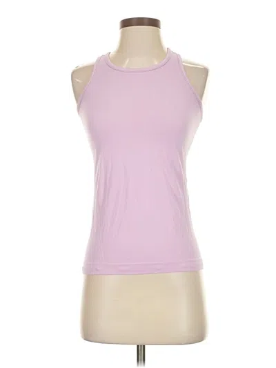 Pre-owned Athleta Tank Top Pink Halter Neckline Tops