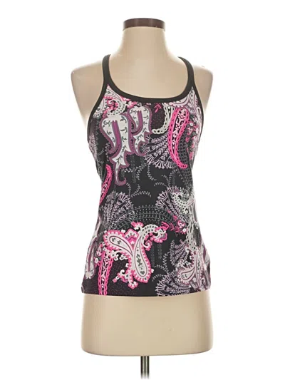 Pre-owned Athleta Tank Top Pink Halter Neckline Tops