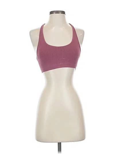 Pre-owned Athleta Tank Top Pink Halter Neckline Tops