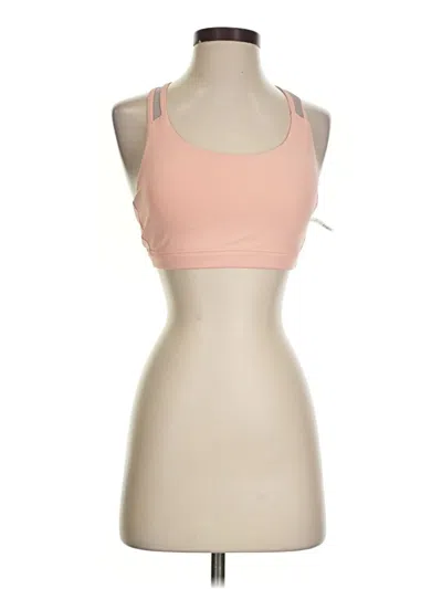 Pre-owned Athleta Tank Top Pink Halter Neckline Tops