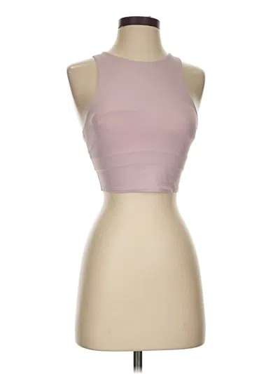 Pre-owned Athleta Tank Top Pink Halter Neckline Tops