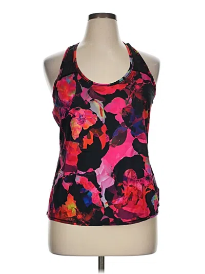 Pre-owned Athleta Tank Top Pink Halter Neckline Tops