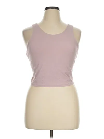 Pre-owned Athleta Tank Top Pink Halter Neckline Tops