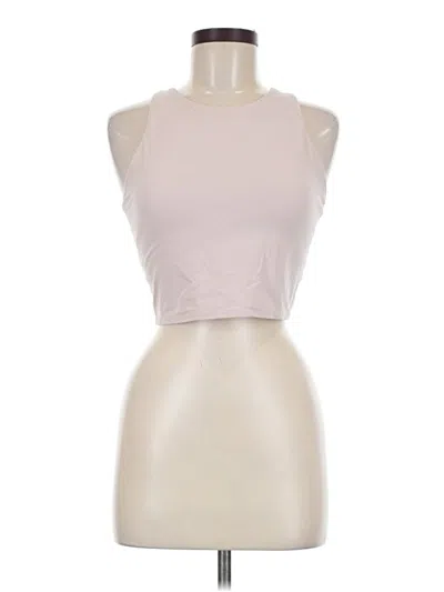 Pre-owned Athleta Tank Top Pink Halter Neckline Tops